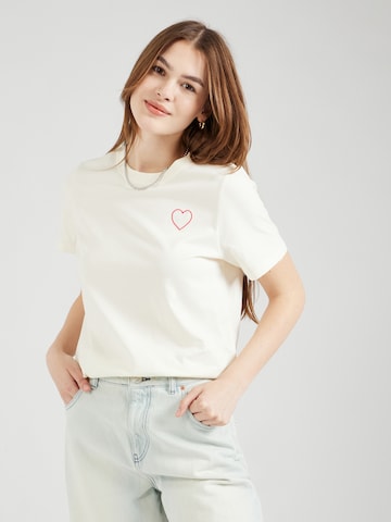 PIECES Shirt 'RIA' in White: front