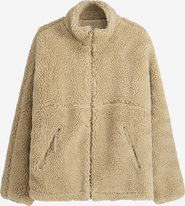 Bershka Winterjacke in Beige: predná strana