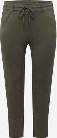 ONLY Carmakoma Pants 'GOLDTRASH' in Green: front