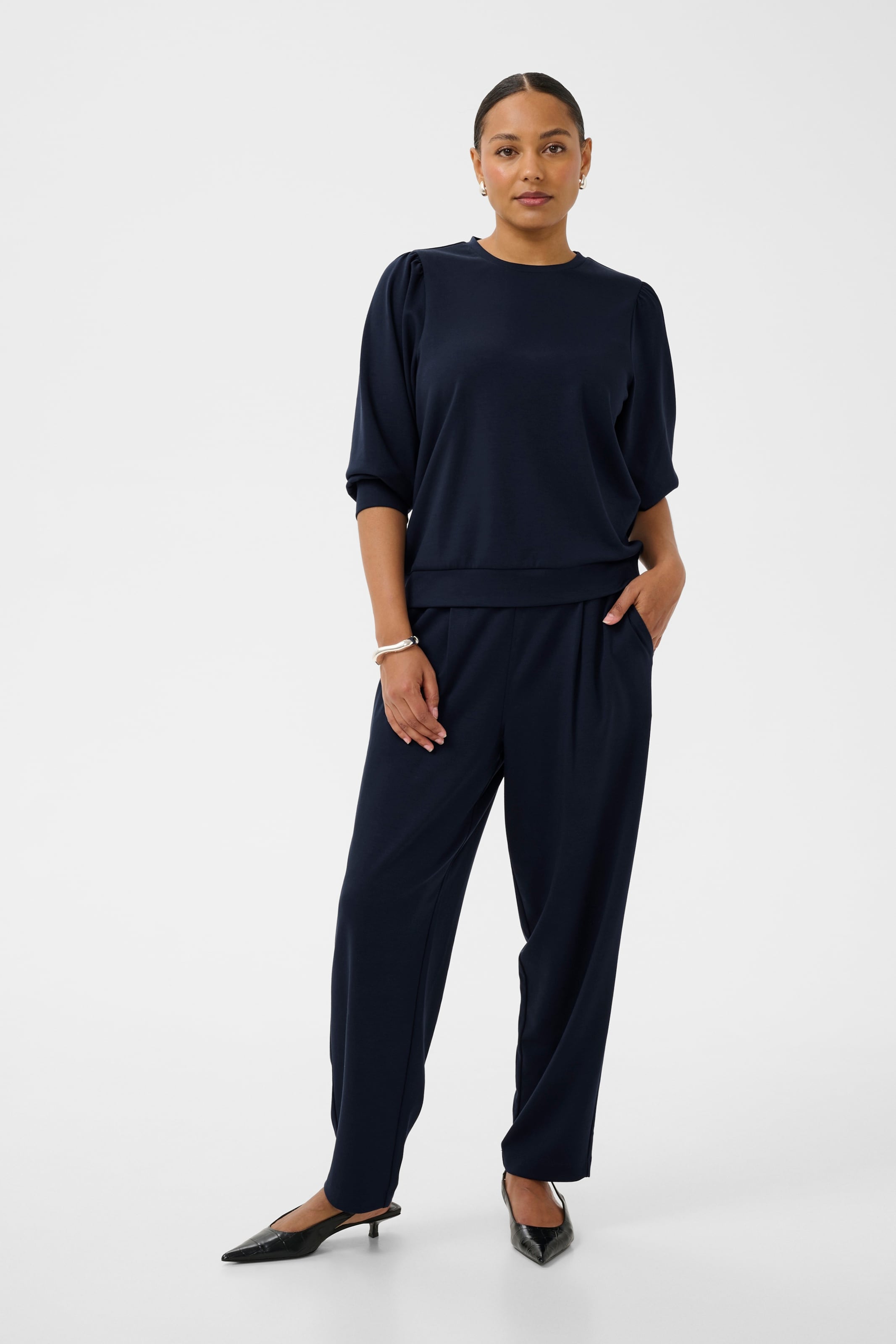 Kaffe Bluzka sportowa 'KAannie' w kolorze niebieski