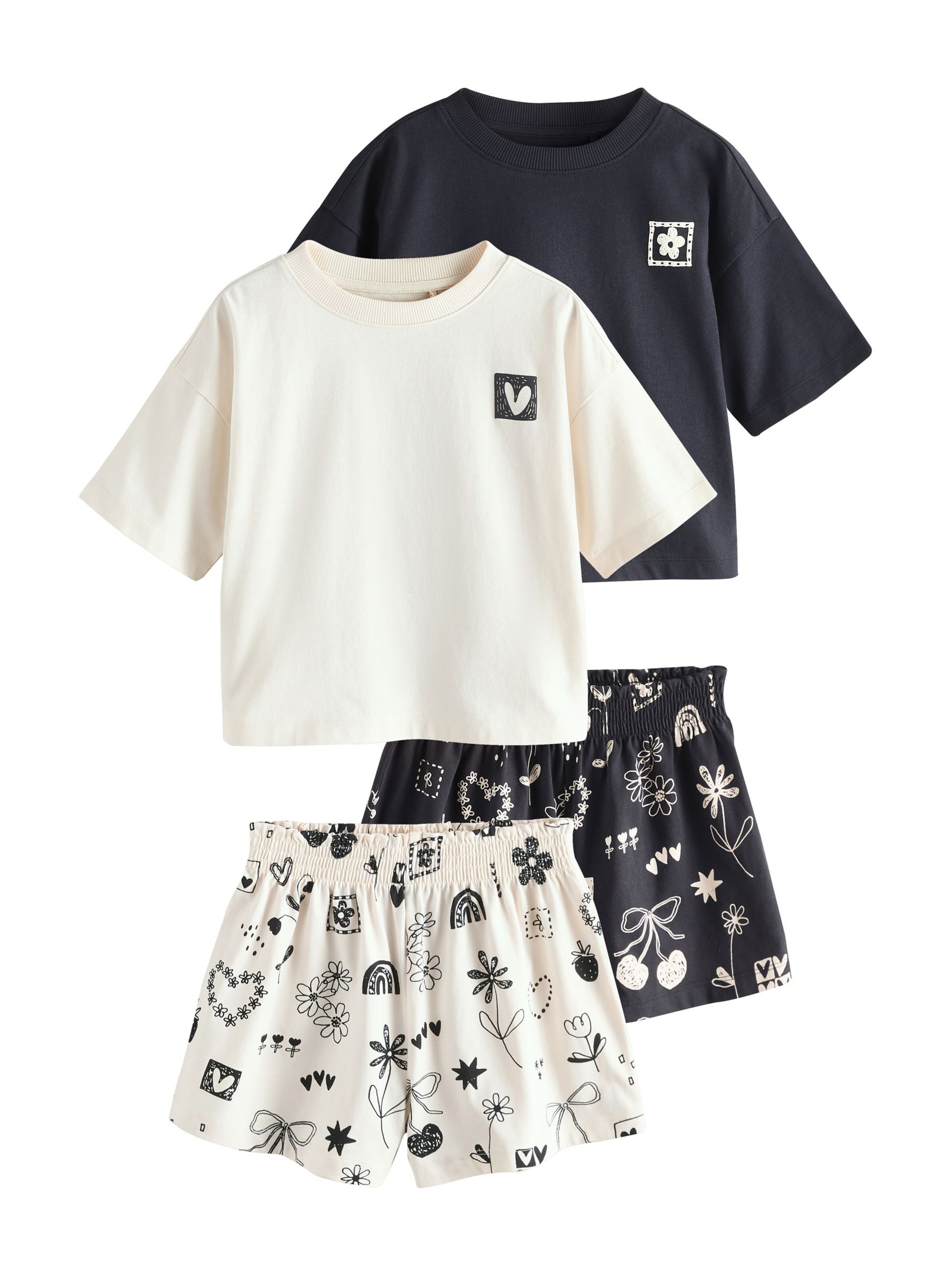 Next Pajamas in Black: front