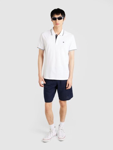 Champion Authentic Athletic Apparel Poloshirt in Weiß