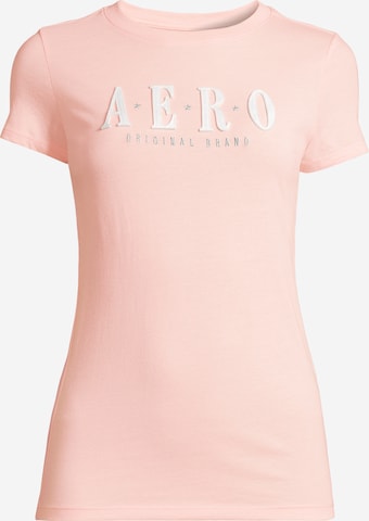 T-shirt 'STARS' AÉROPOSTALE en rose : devant