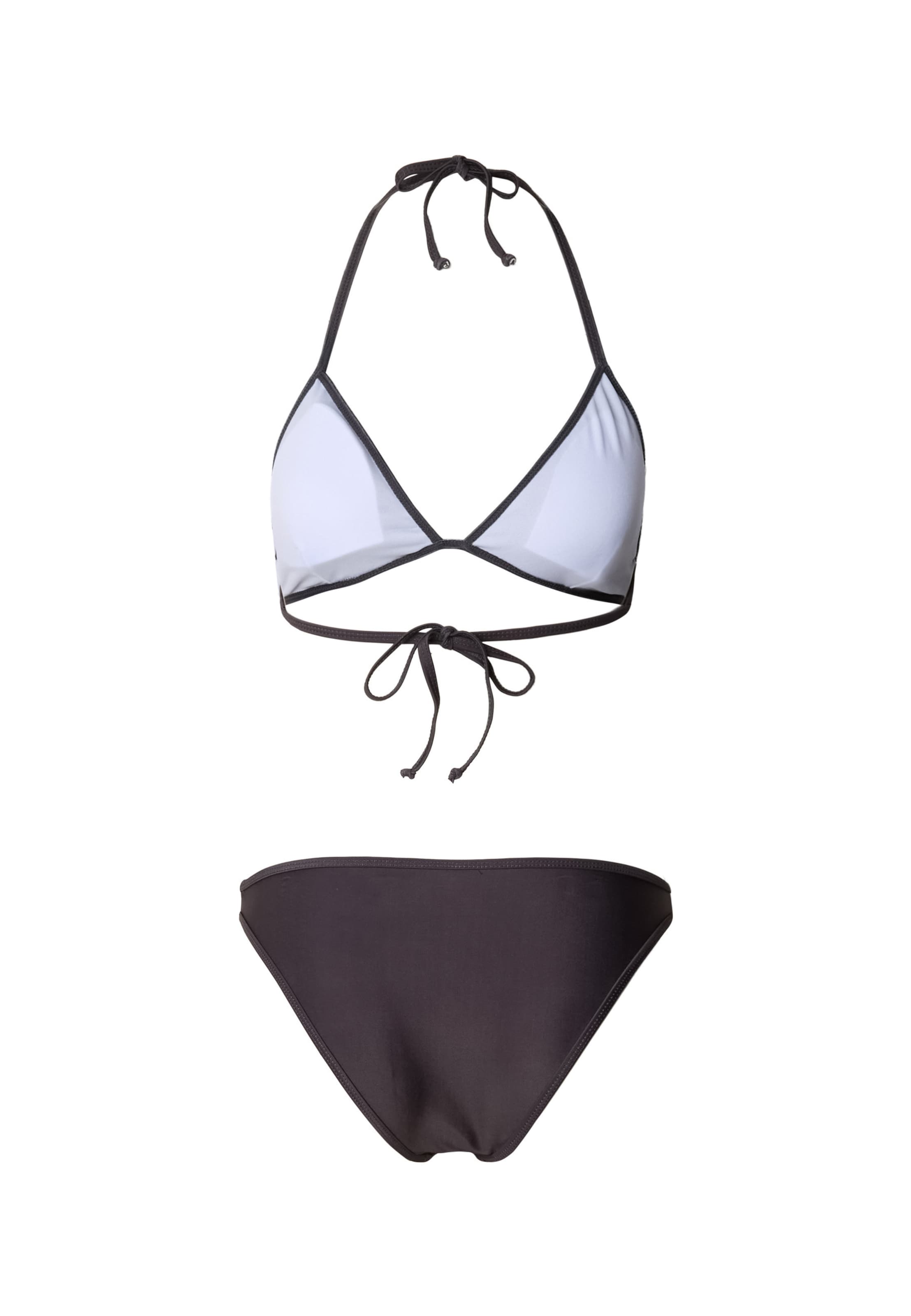 Urban Classics Trojúhelníková Bikiny – černá