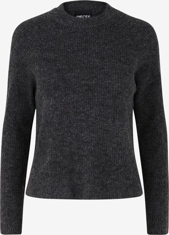 PIECES - Jersey 'Ellen' en gris: frente