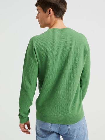 WE Fashion Pulover | zelena barva