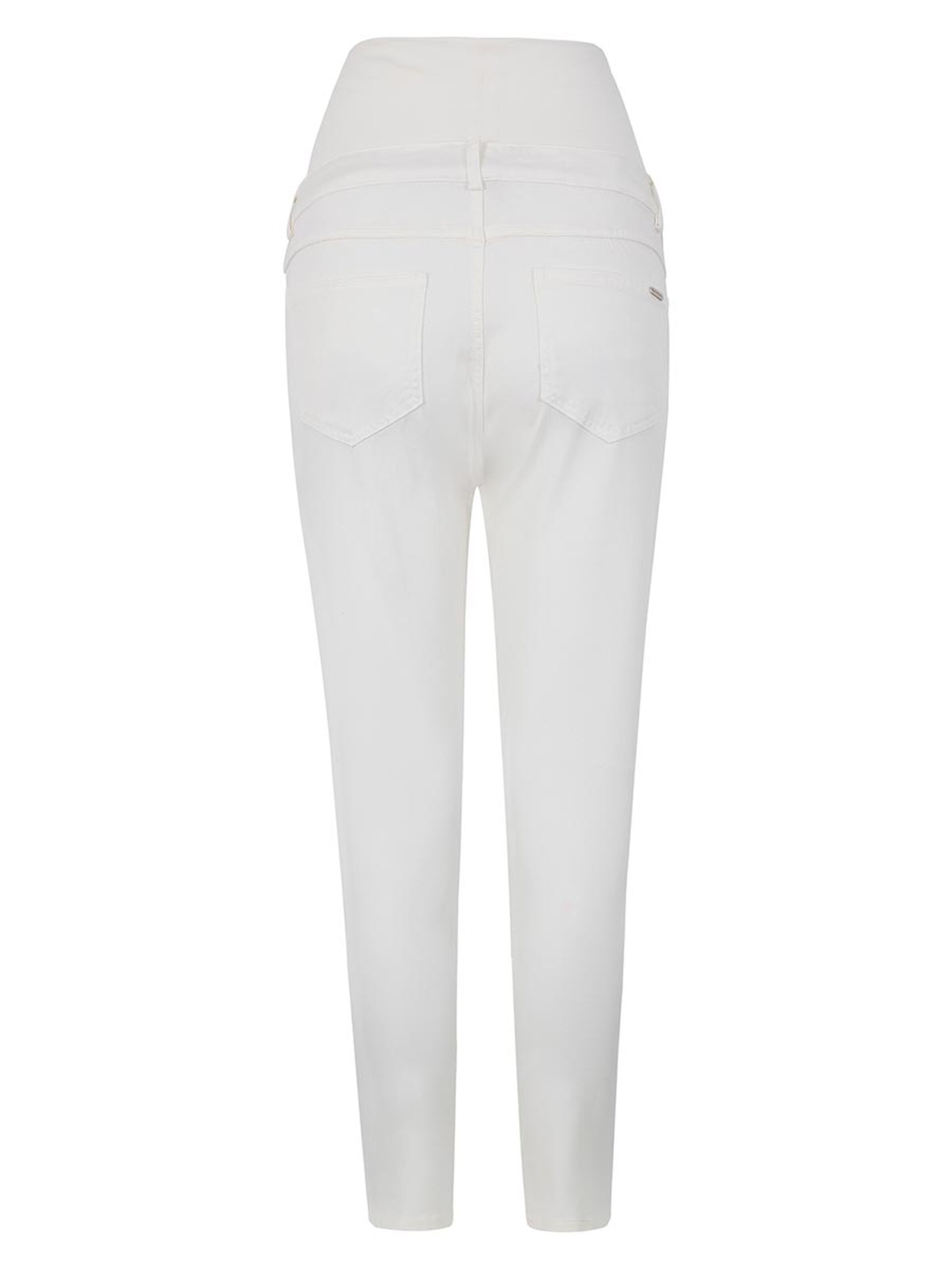 BELLYBUTTON Slim fit Pants 'Umstandshose' in White