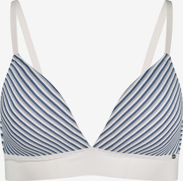 Triangle Soutien-gorge Skiny en bleu : devant