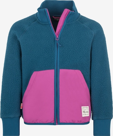 TROLLKIDS Fleece Jacket in Blue: front