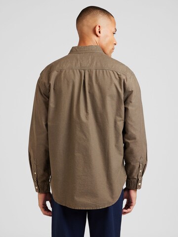 Dockers Regular fit Button Up Shirt in Brown