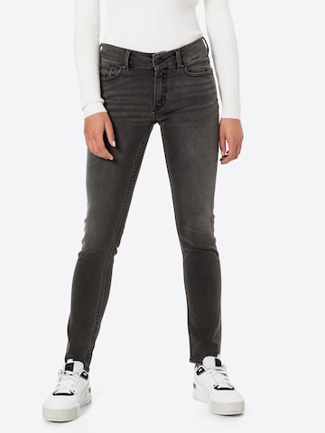 Kings Of Indigo Skinny Jeans 'JUNO' in Zwart: voorkant