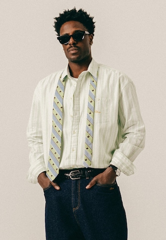 BLKVIS - Ajuste regular Camisa en verde: frente