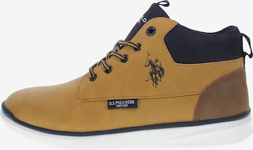 Boots U.S. POLO ASSN. en marron : devant