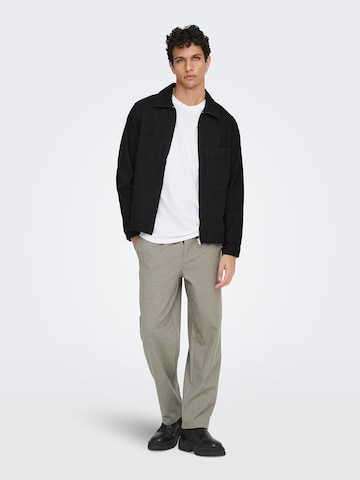 Only & Sons Loose fit Pants 'ONSMark' in Grey