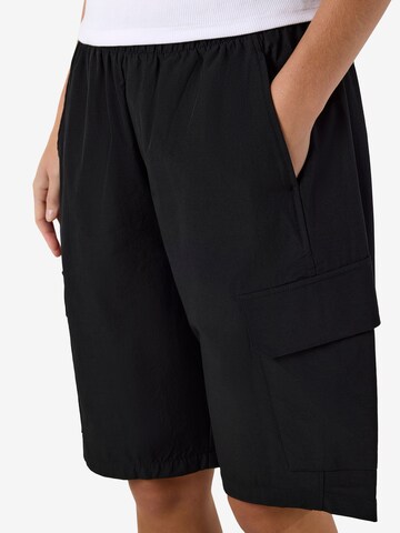 Noisy may Loosefit Cargobroek 'NMKirby' in Zwart