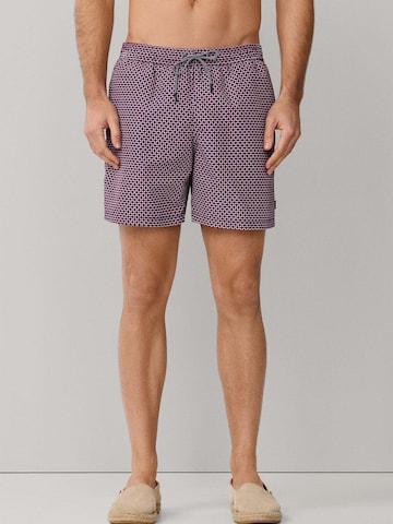 Hackett London Zwemshorts 'Breeze' in Rood: voorkant