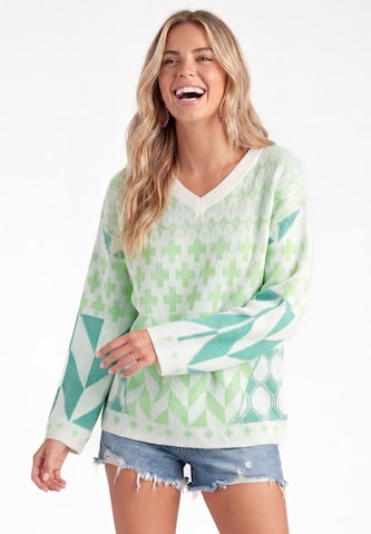 IZIA - Jersey en verde: frente