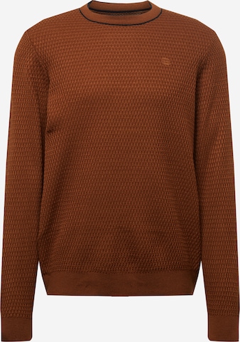 Pull-over BURTON MENSWEAR LONDON en marron : devant