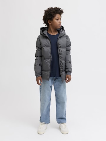 JACK & JONES Winter Jacket 'JJKAITO PUFFER' in Grey