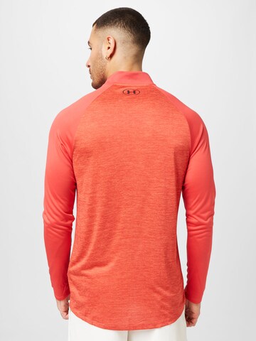 UNDER ARMOUR Funkční tričko – červená