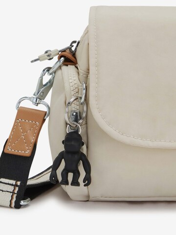 KIPLING - Mala de ombro 'Danita' em branco