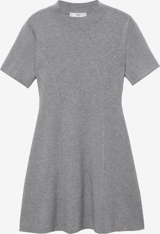 MANGOPletena haljina 'Domino' - siva boja: prednji dio
