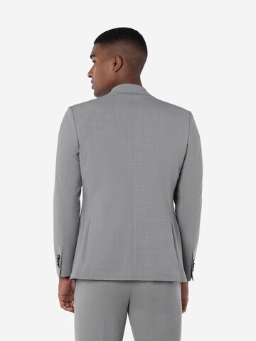 BENVENUTO Slim fit Suit Jacket 'Salvi' in Grey