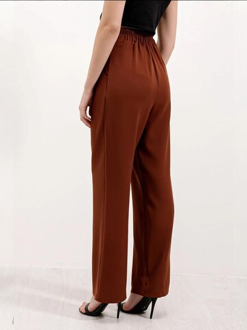 Loosefit Pantalon à pince Bigdart en marron