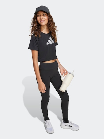 ADIDAS SPORTSWEAR Функциональная футболка 'Essentials' в Черный: спереди