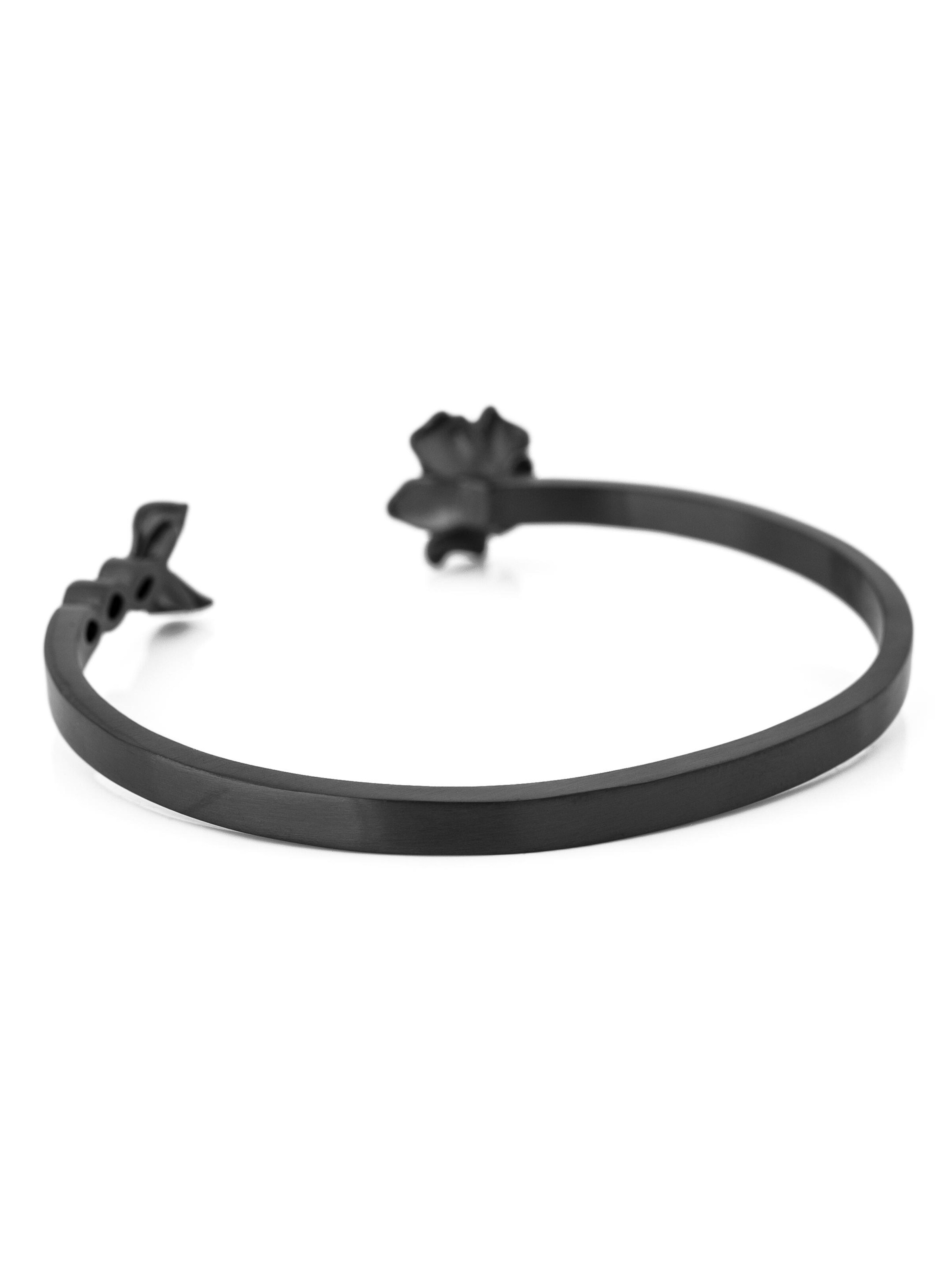 Akitsune Bracelet 'Rosa' in Black