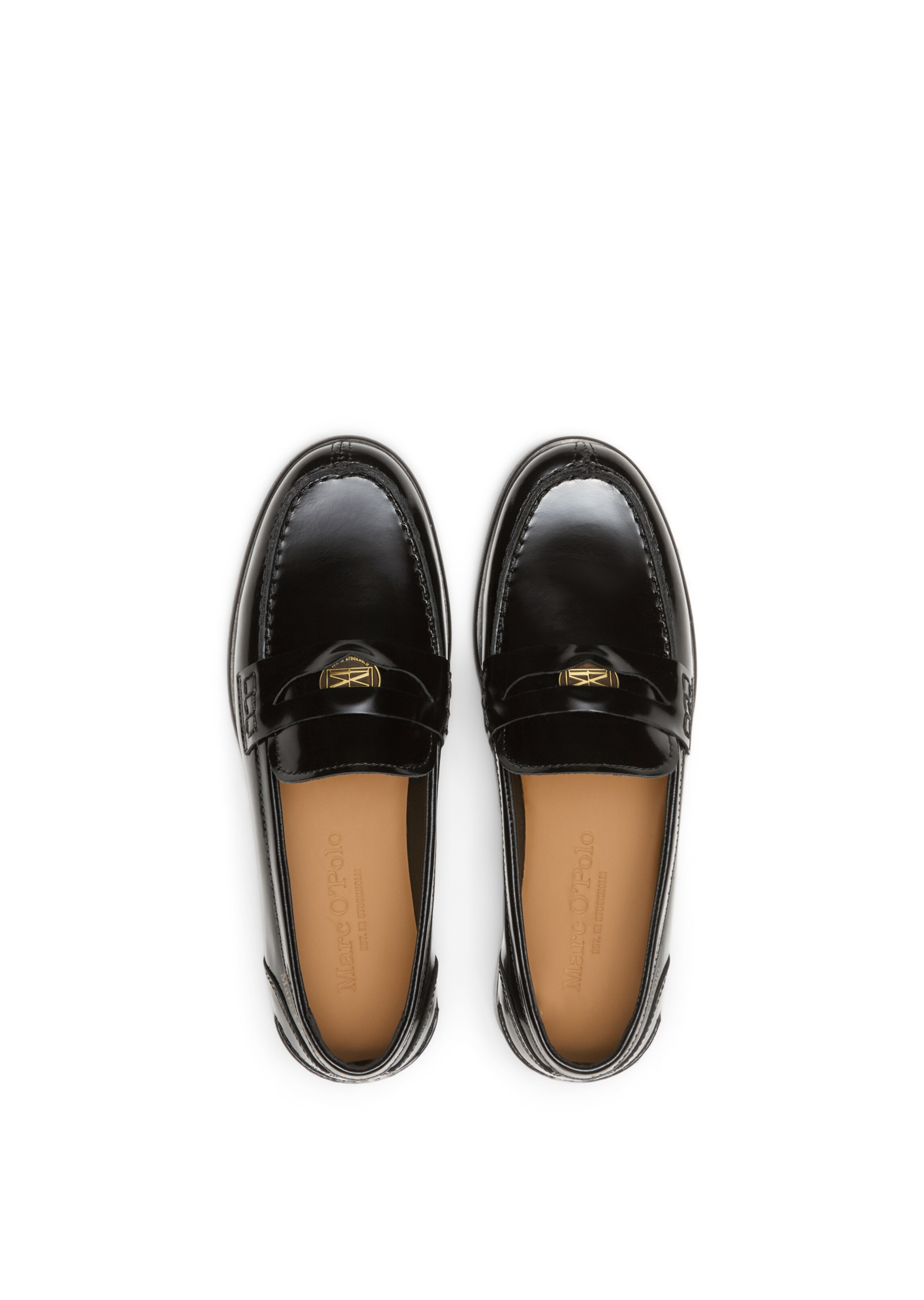 Marc O'Polo Classic Flats in Black