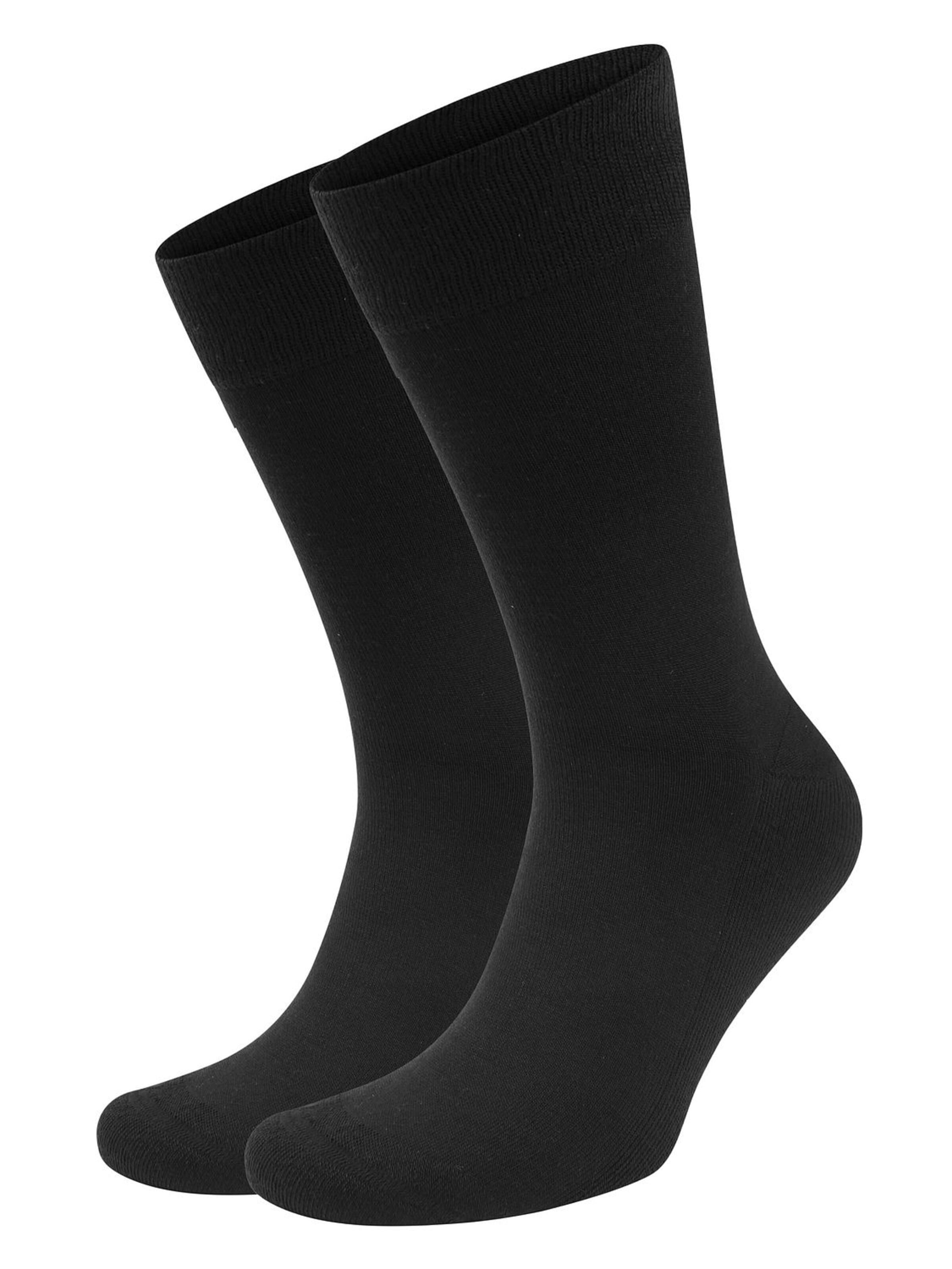 Suitable Socks in Black: front
