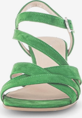 GABOR Strap Sandals in Green