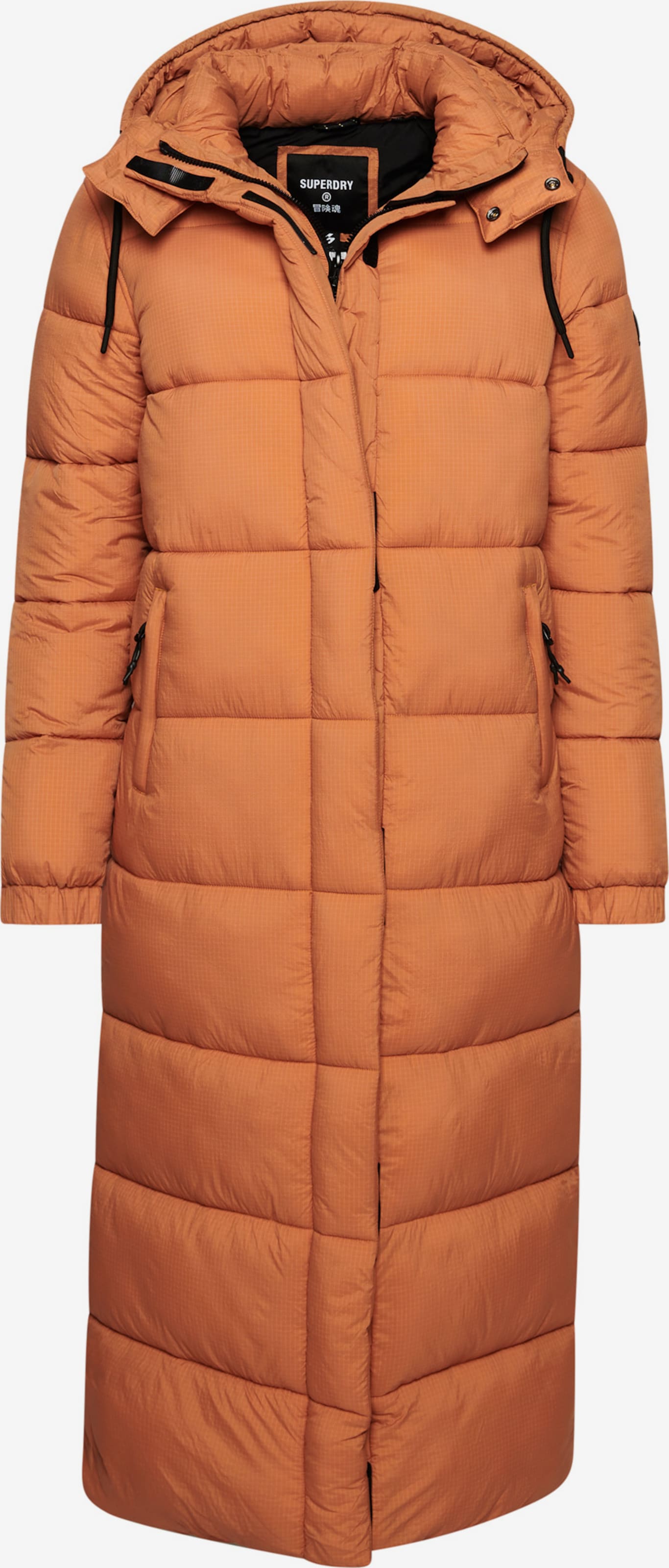 manteau orange superdry
