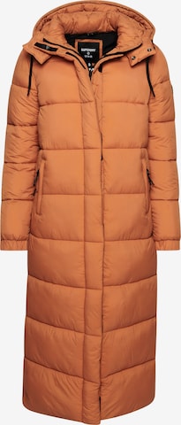 Superdry Winter Coat 'Touchline' in Orange: front