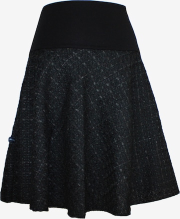 dunkle design Rock 'Boucle' in Schwarz: Vorderseite