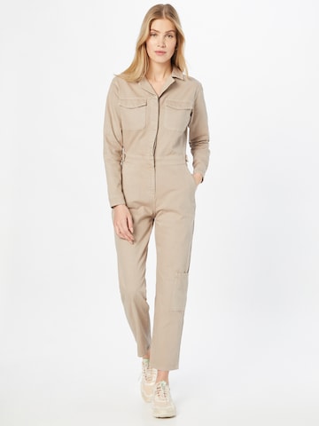 Goldgarn - Jumpsuit '68 I THE WORKER' en beige: frente