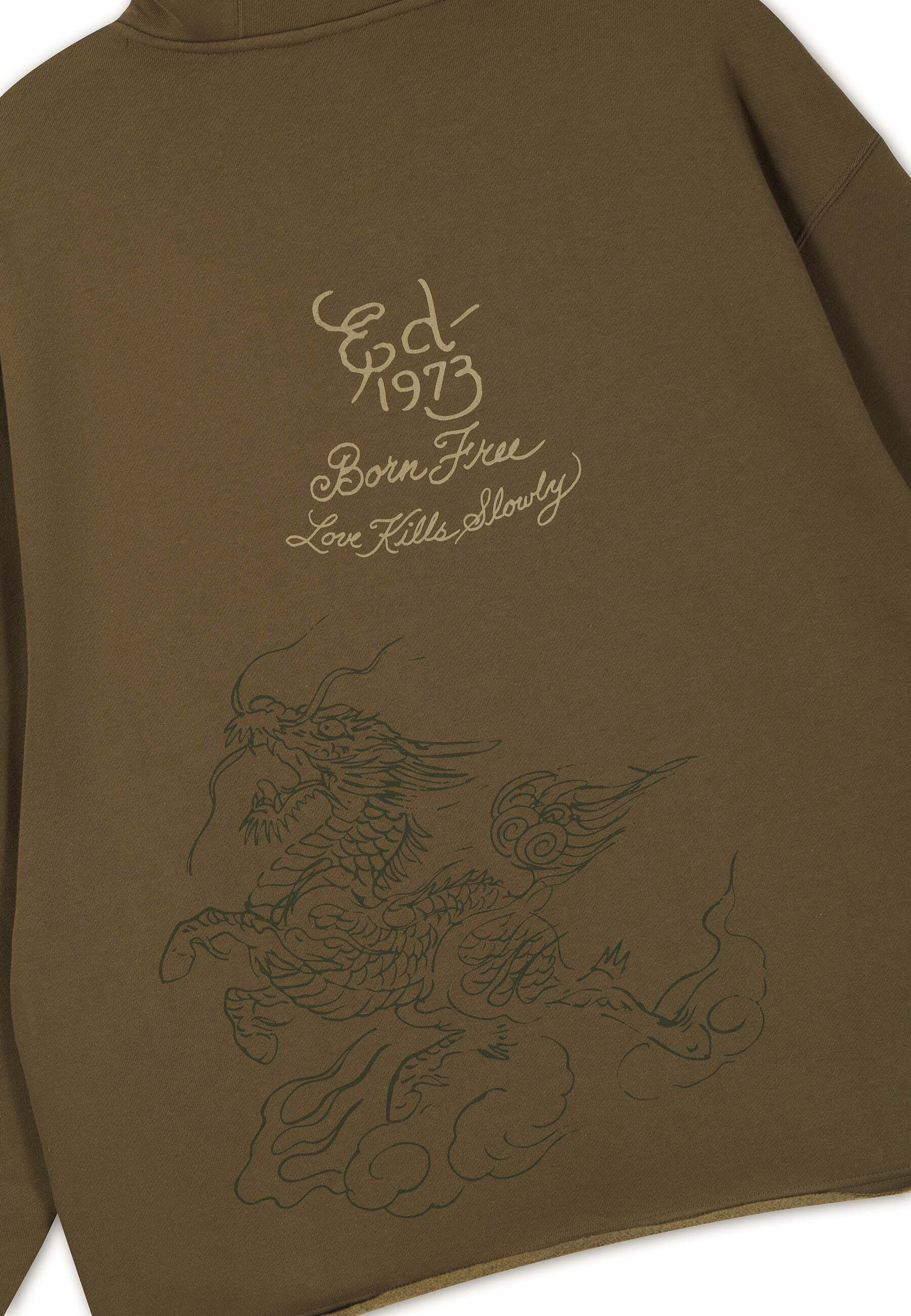 Ed Hardy - Sudadera en verde