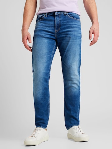 Calvin Klein Jeans Normalny krój Jeansy w kolorze niebieski: przód