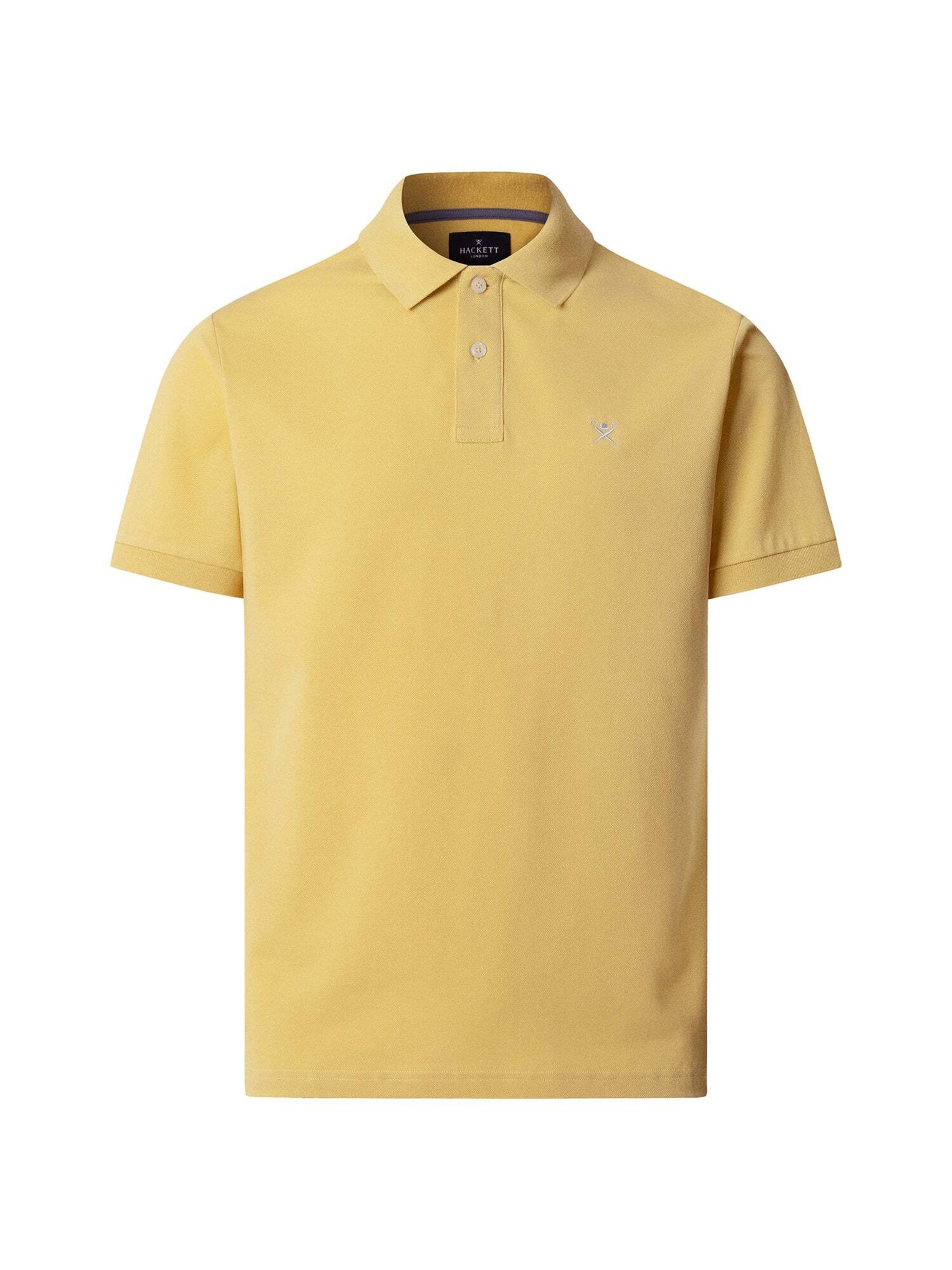 Hackett London Poloshirt in Gelb: Vorderseite