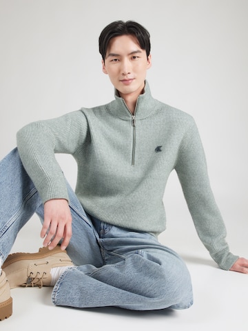 Calvin Klein Jeans Trui in Groen: voorkant