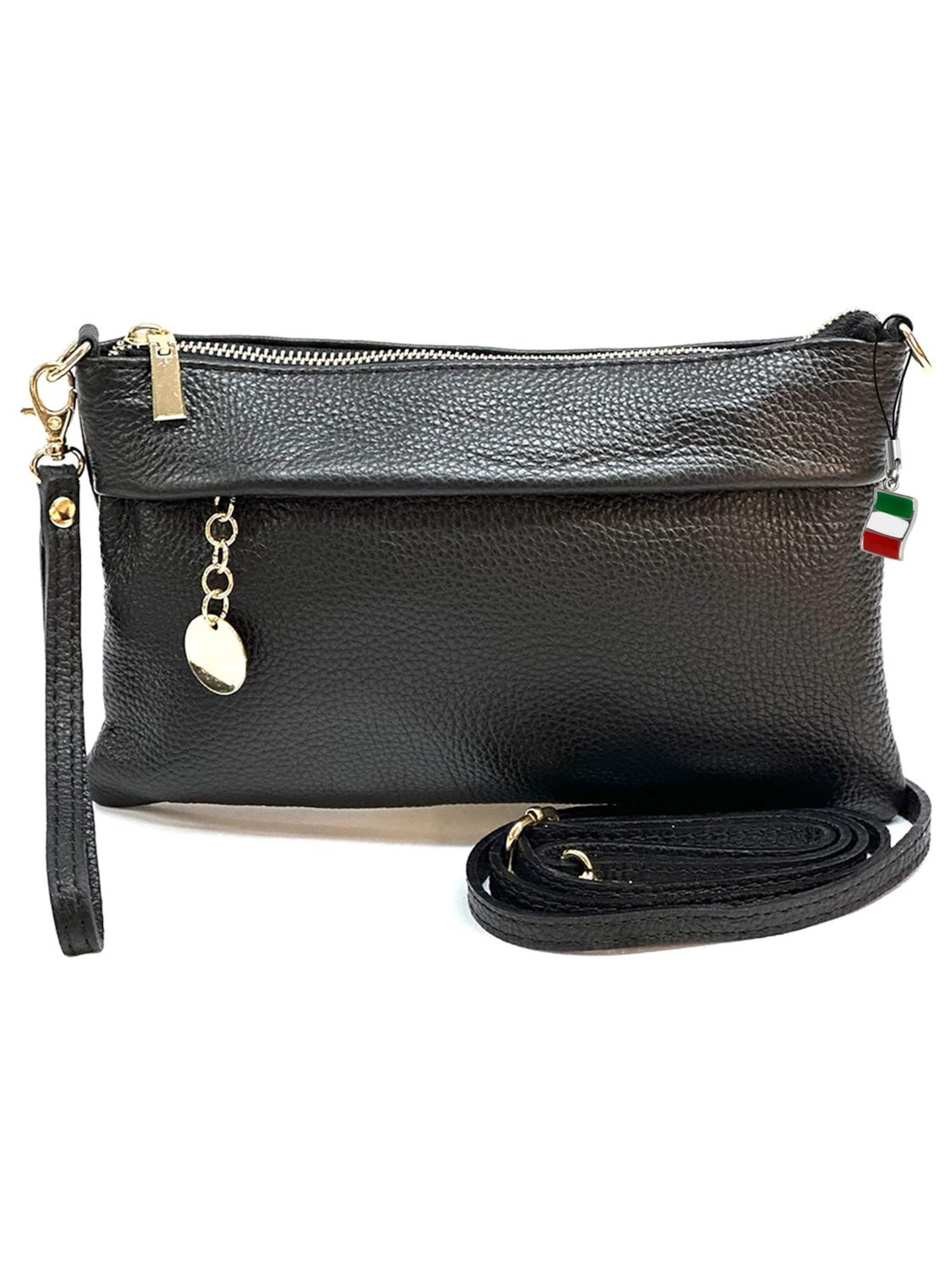 Florence Clutch‌‌‌‌‌‌ in Schwarz: Vorderseite