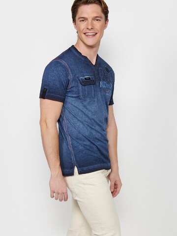 KOROSHI Shirt in Blauw