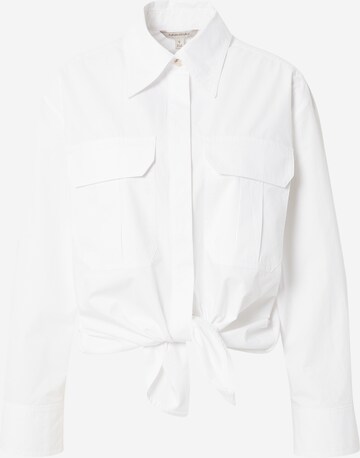 Banana Republic Blouse 'POPLIN' in Wit: voorkant