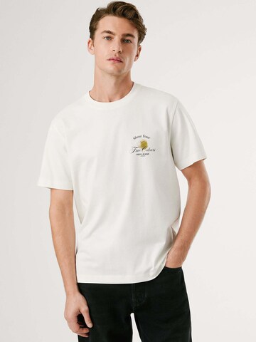 Pepe Jeans T-Shirt 'Thompson' in Weiß: Vorderseite