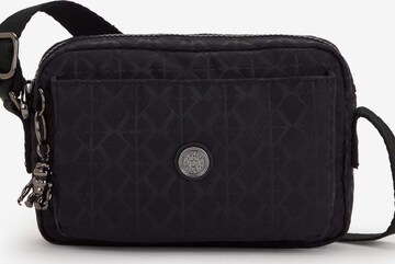 KIPLING - Mala de ombro 'Abanu' em preto: frente