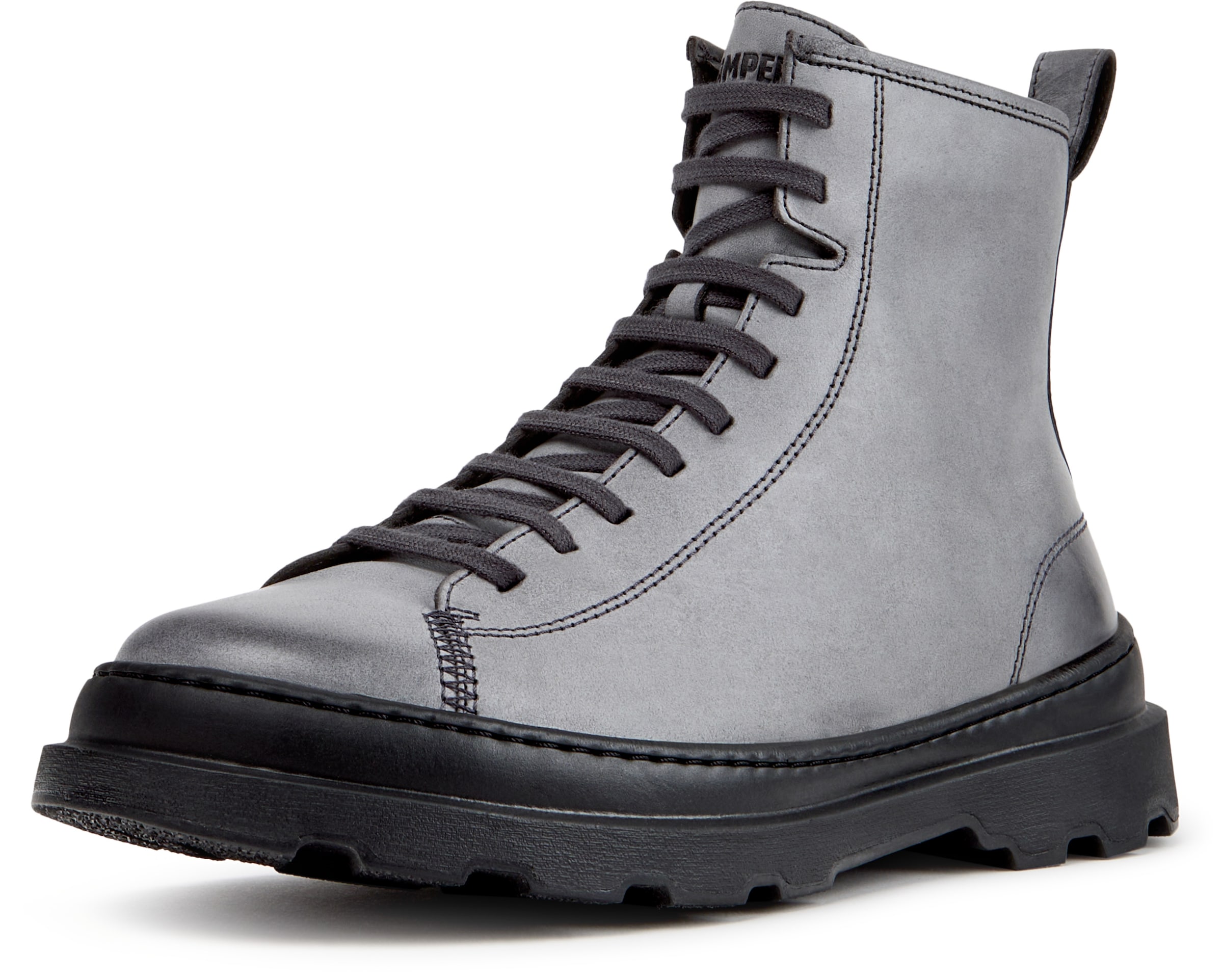 CAMPER - Botas con cordones ' Brutus+ ' en gris: frente