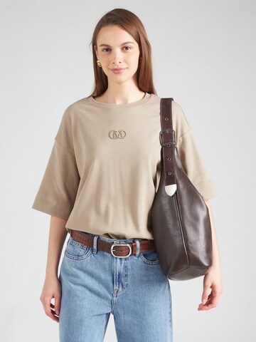 T-shirt Copenhagen Muse en beige : devant