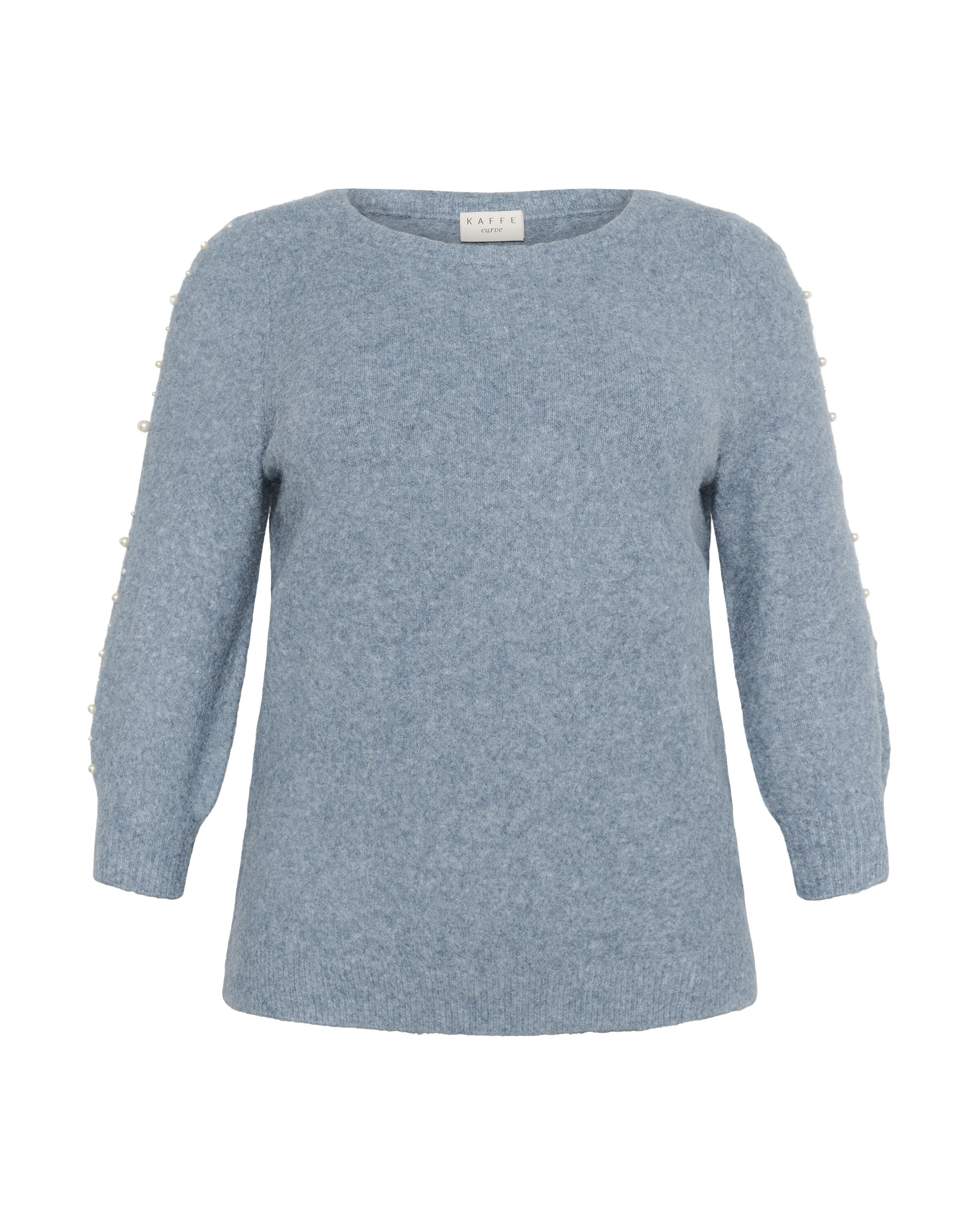 Pull-over 'Letty' KAFFE CURVE en bleu : devant