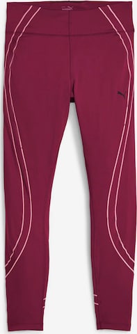 Skinny Pantaloni sport de la PUMA pe roșu: față